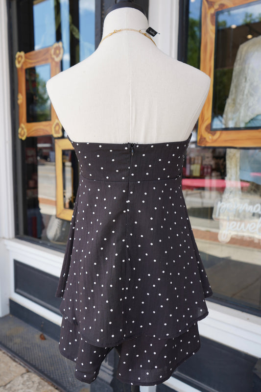 Iris Polka Dot Romper