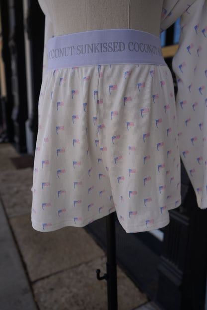 Patriotic American Flag Shorts