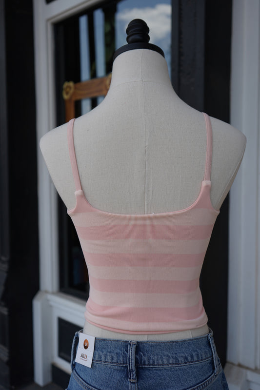 Kaylor Knit Striped Reversible Top