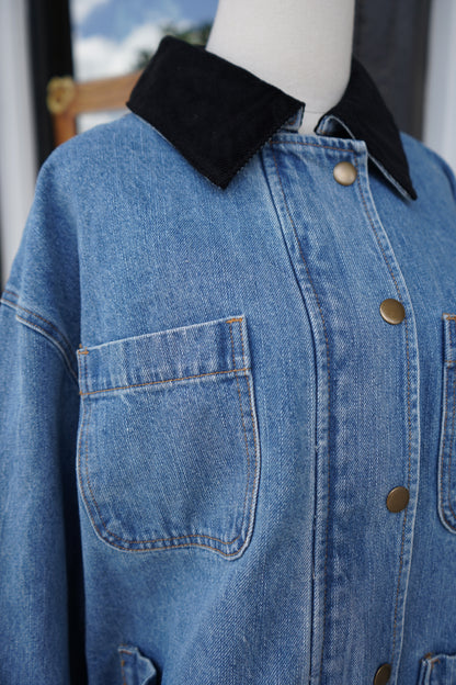 Rowan Corduroy Denim Utility Jacket