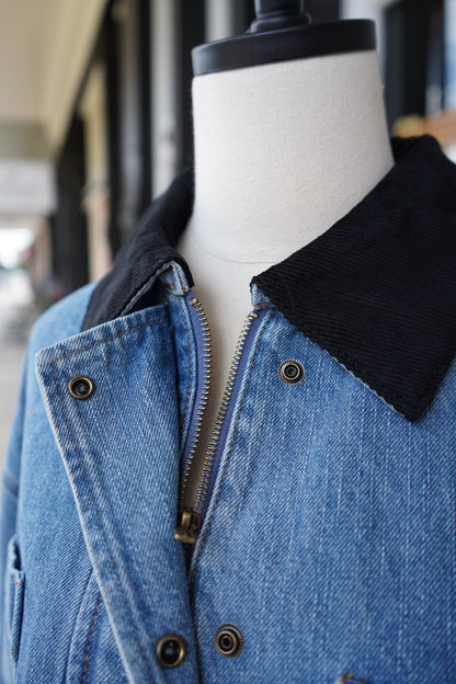 Rowan Corduroy Denim Utility Jacket