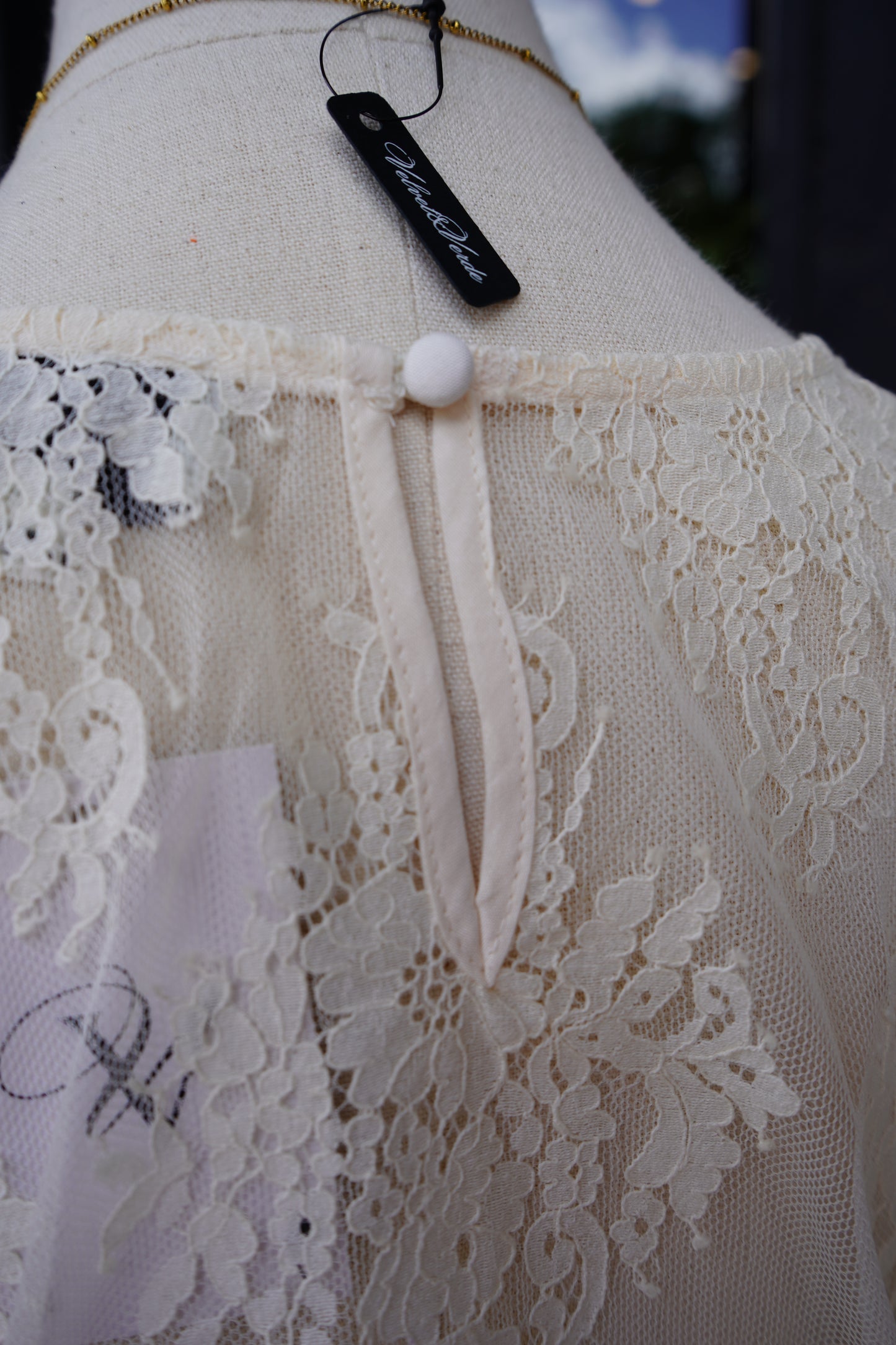 Adeline Lace Scalloped Top