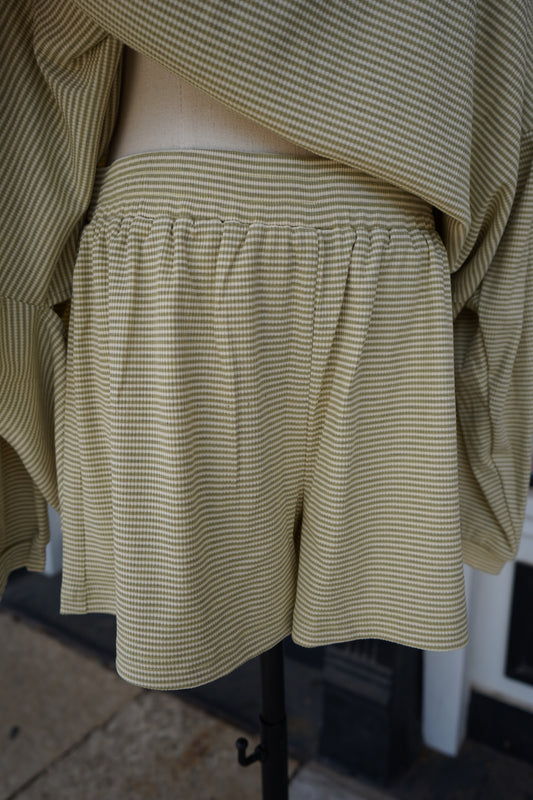 Gracie Stripe Lounge Shorts