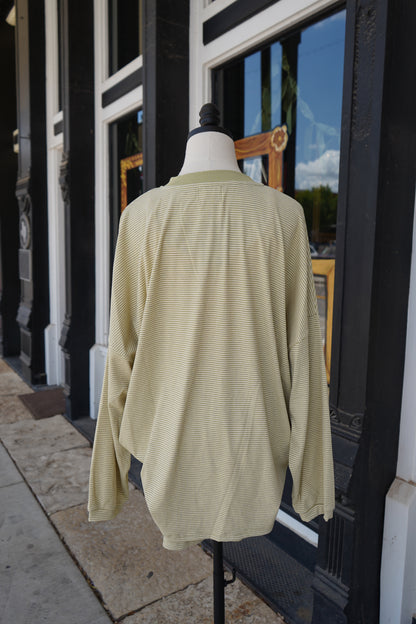 Gracie Stripe Oversized Shirt
