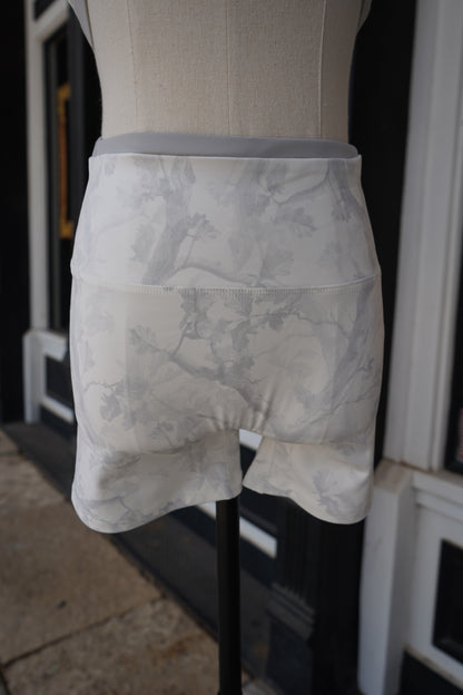 Camo Print Biker Shorts