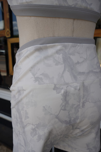 Camo Print Biker Shorts