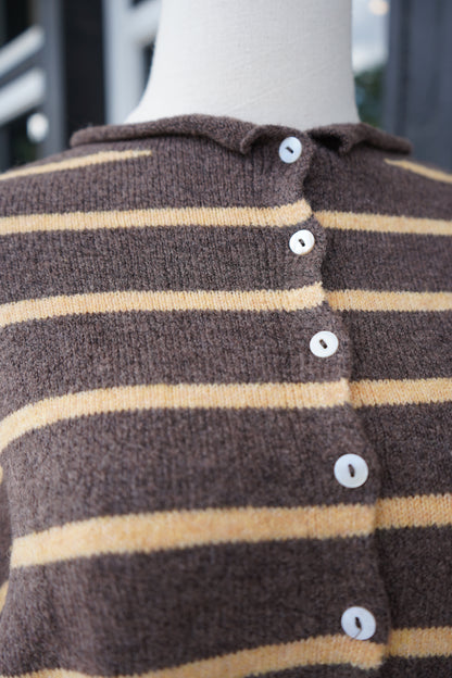 Emma Cardigan | Chunky Stripe