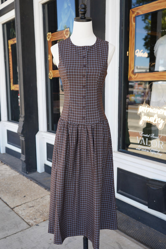 Meg Button Down Midi Dress