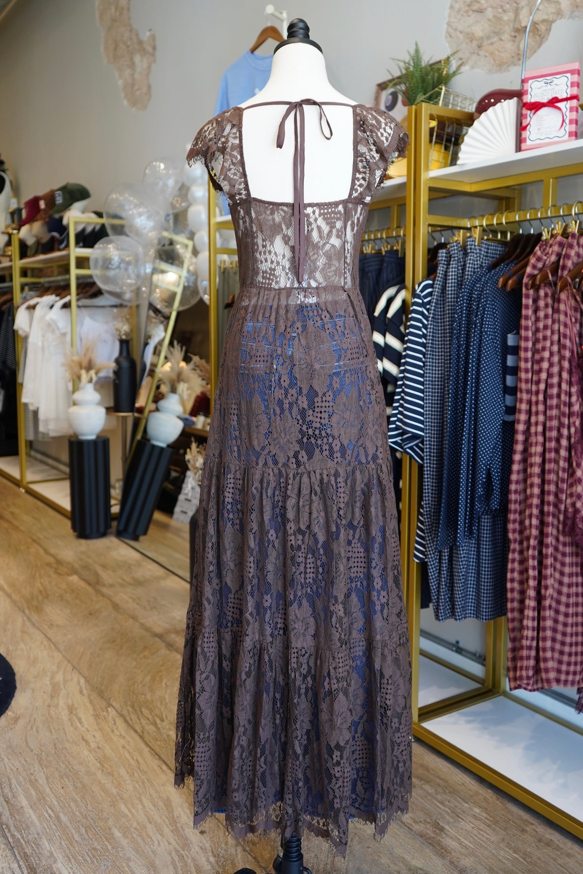 Lillian Lace Maxi Top
