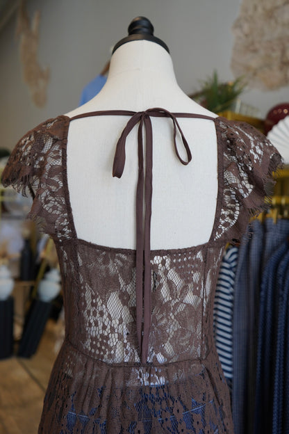 Lillian Lace Maxi Top