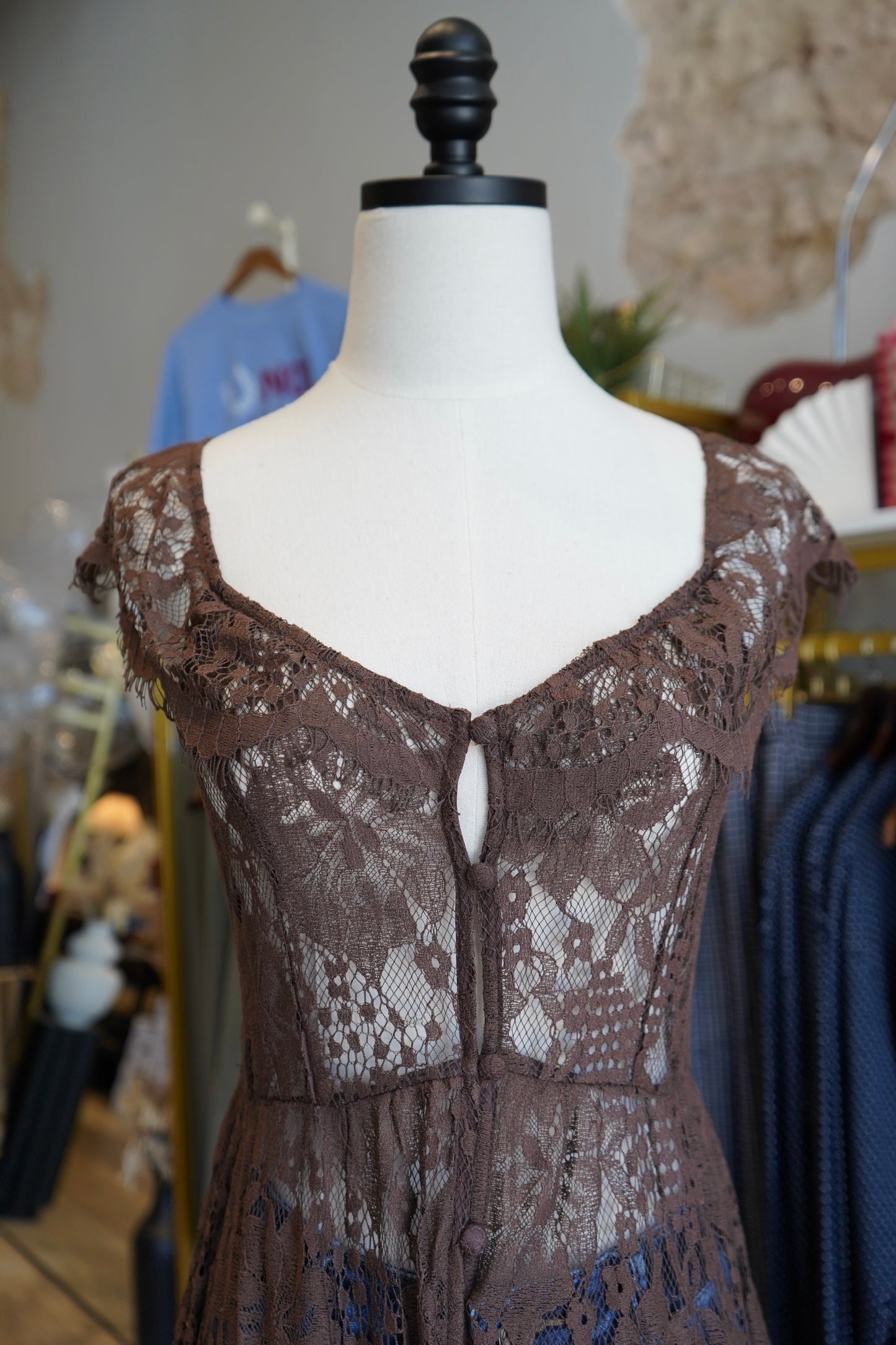 Lillian Lace Maxi Top