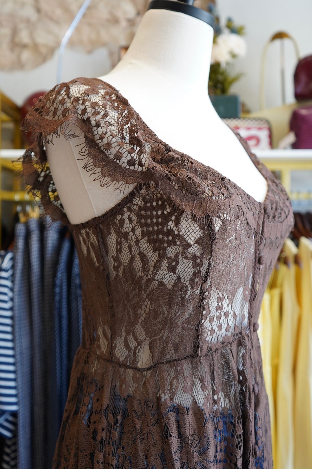 Lillian Lace Maxi Top