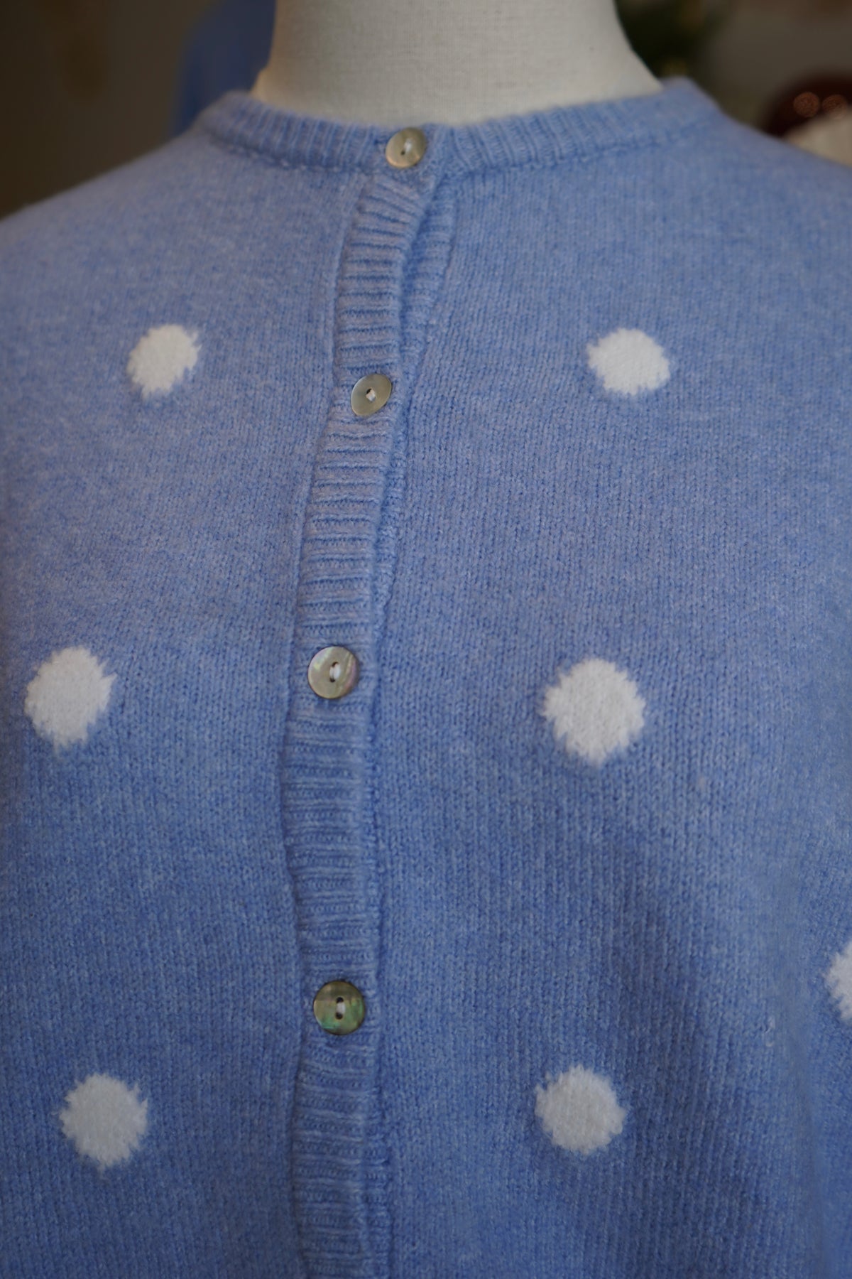 Lolly Polka Dot Short Sleeve Cardigan