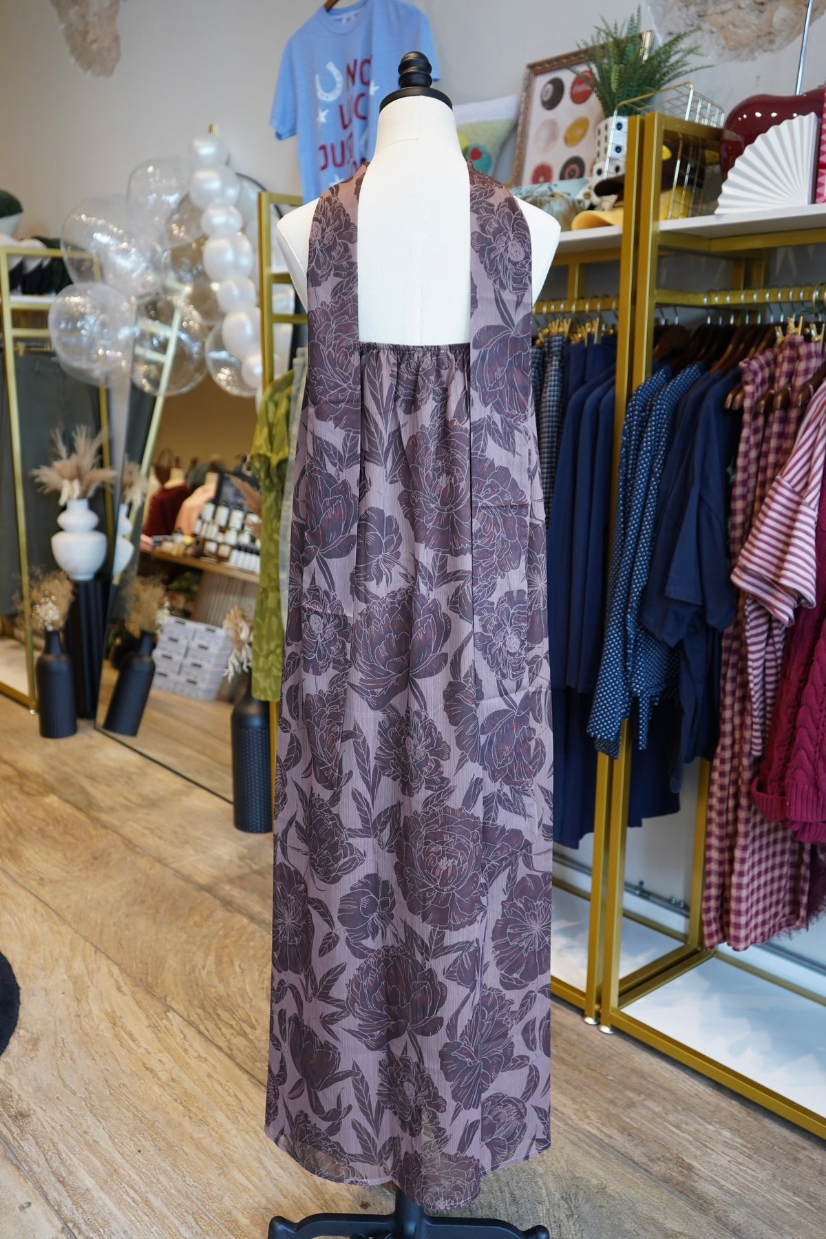 Diana Scarf Maxi Dress
