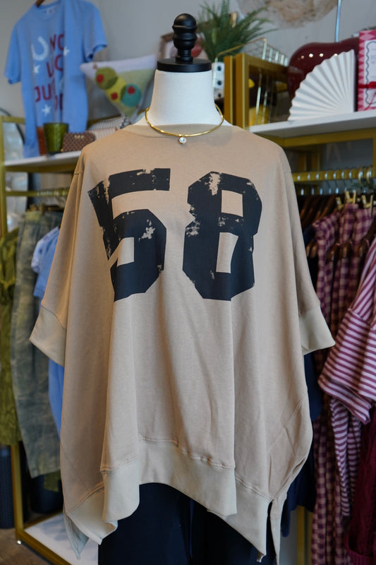 Olli Oversized Crewneck Top