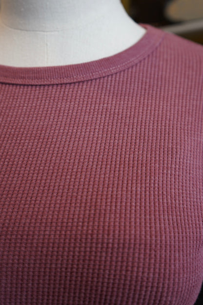 Kadi Waffle-Knit Short-Sleeve Tee