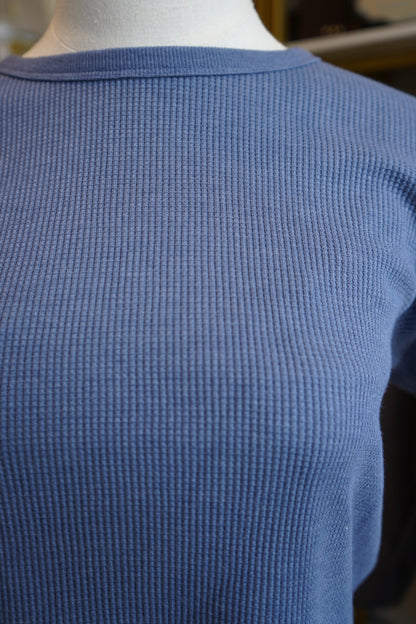 Kadi Waffle-Knit Short-Sleeve Tee