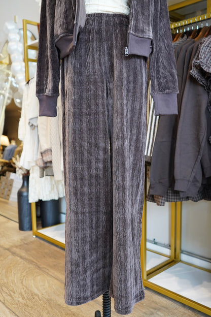 Tay Groove-Track Textured Lounge Pants