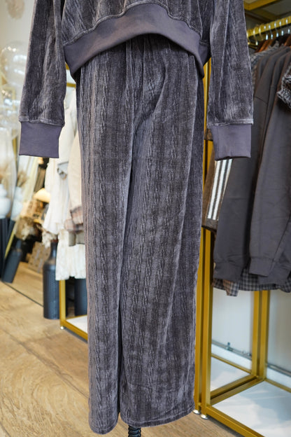 Tay Groove-Track Textured Lounge Pants