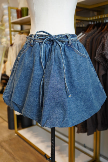Sutton Denim Bubble Skirt