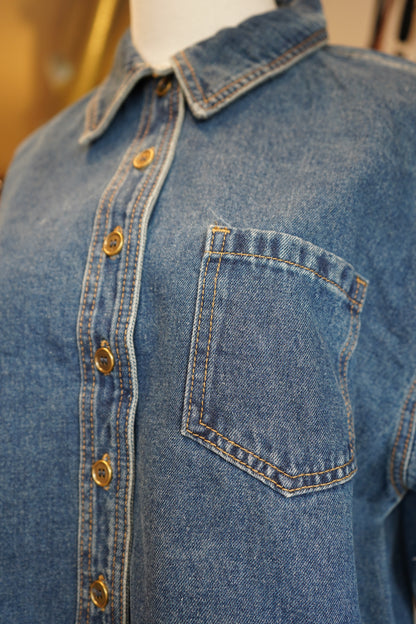 Sutton Cropped Denim Jacket