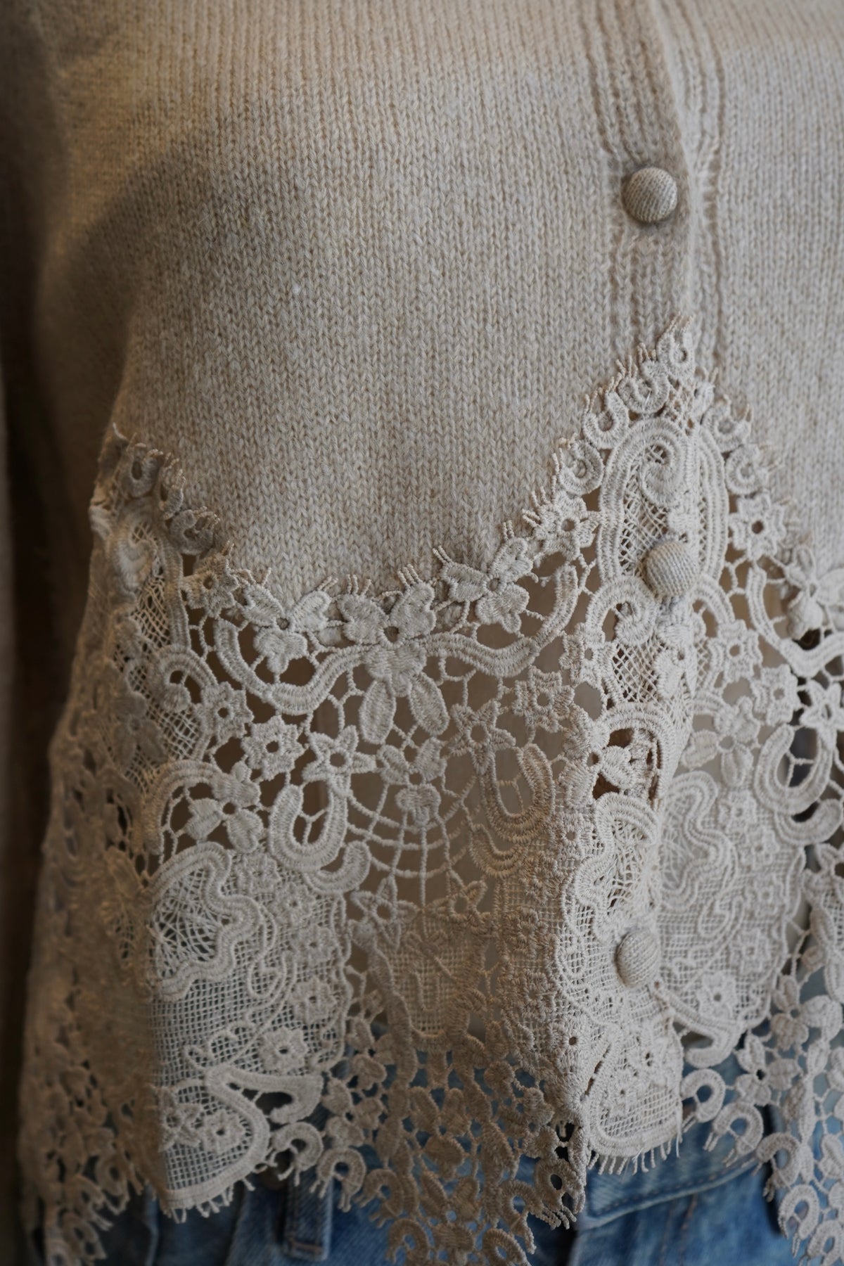 Helen Lace Crochet Cardigan