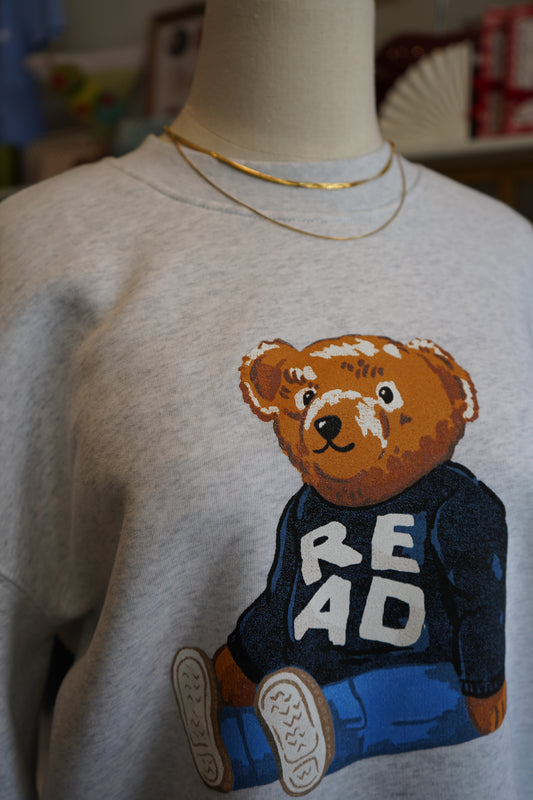 Rebel Bear READ 'Relaxed' Crewneck