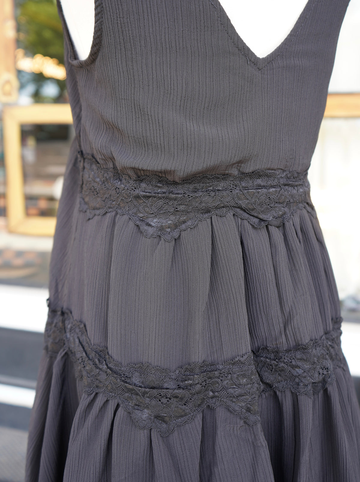 Naomi Lace Detail Mini Dress