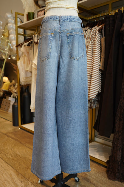 Kallie Faux Denim Sweatpants