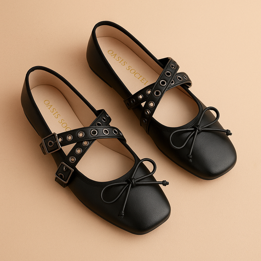 Kendall Grommet Ballet Flats