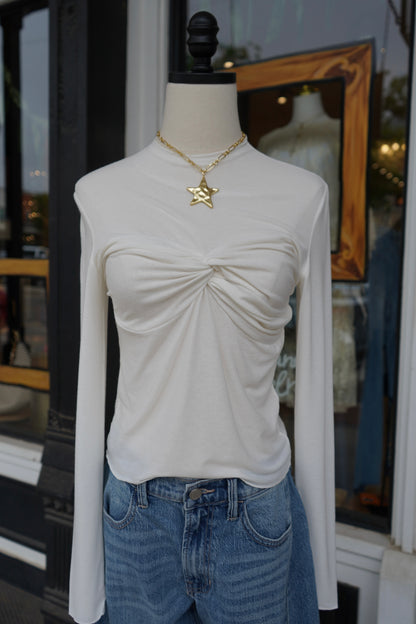 Maddi Ruched Long Sleeve