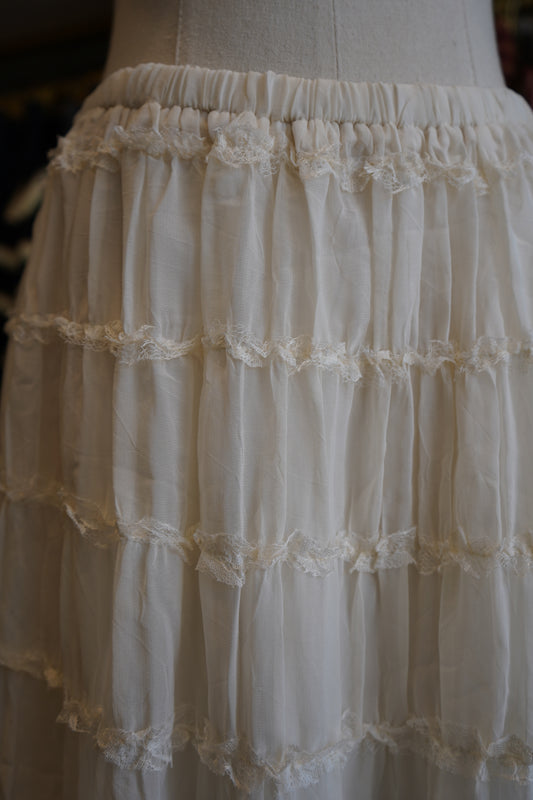 Audrey Ruffle Tiered Maxi Skirt