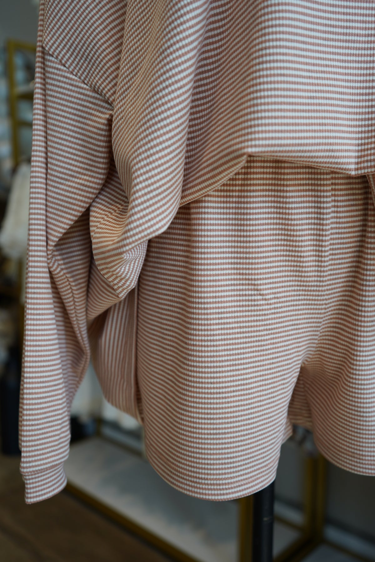 Gracie Stripe Lounge Shorts