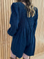 Brit Pleated Denim Romper