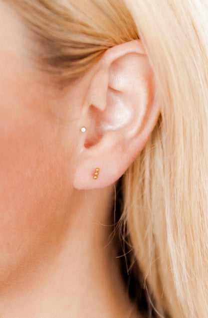 Linny Flatback Nap Studs | BEST SELLER