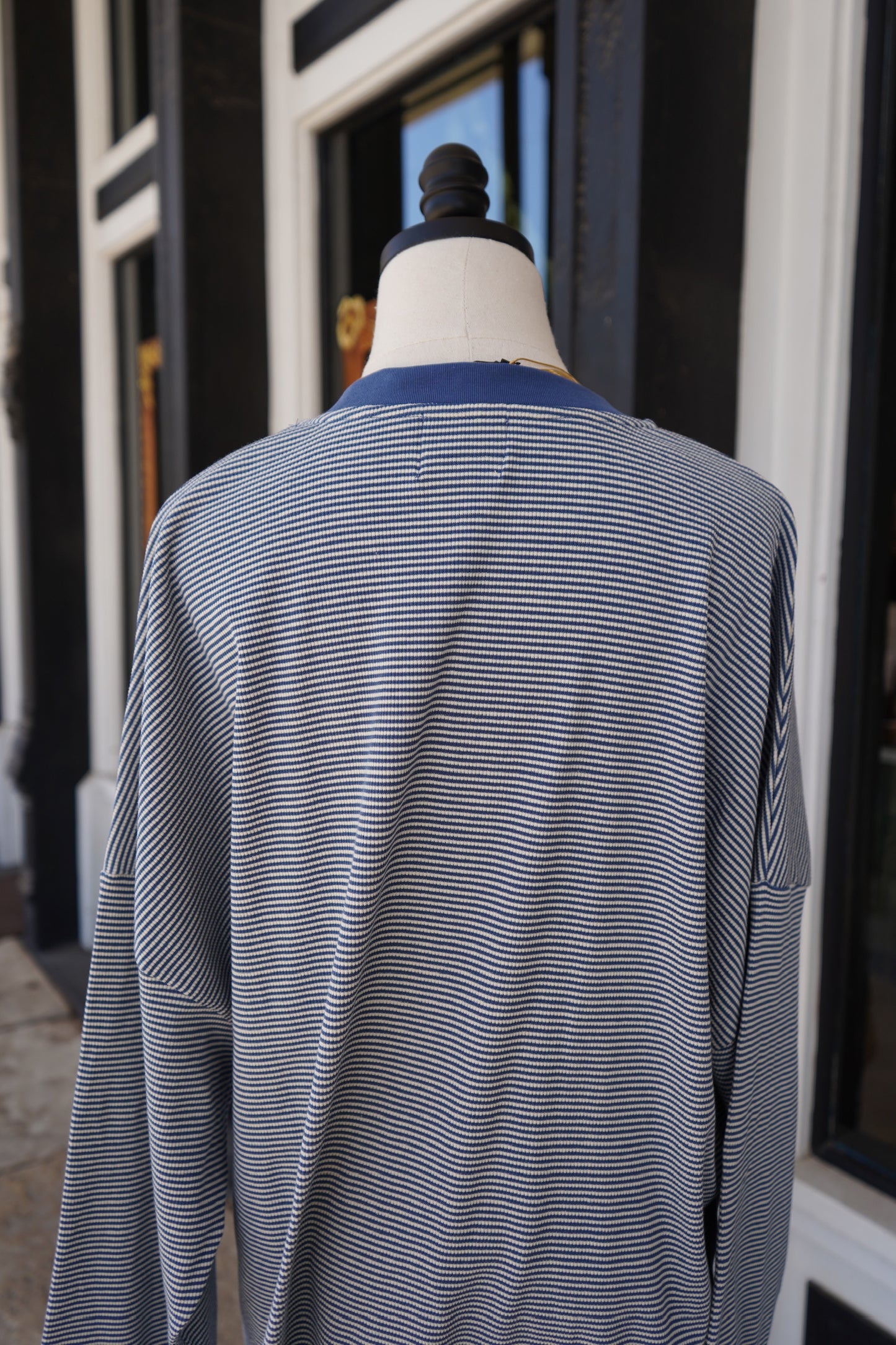 Gracie Stripe Oversized Shirt