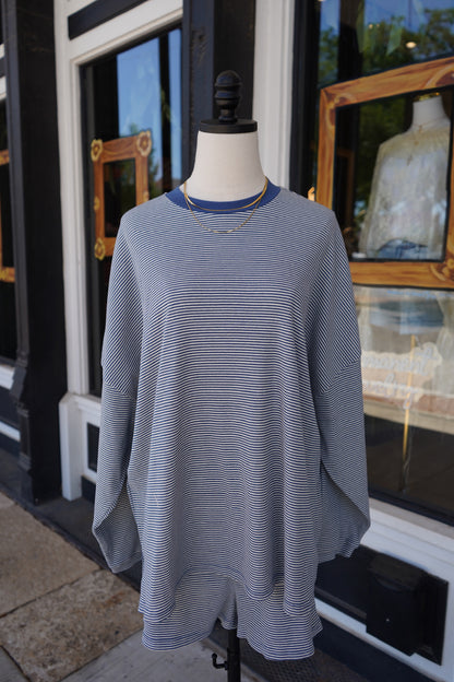 Gracie Stripe Oversized Shirt