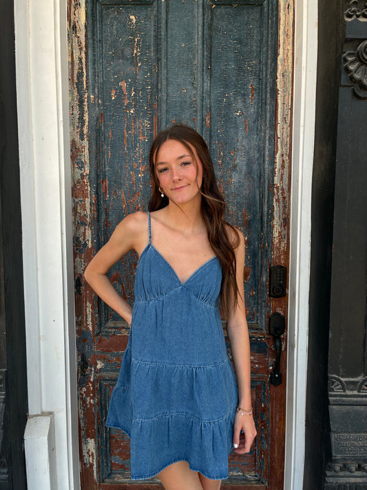 Holly Denim Mini Dress