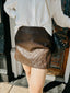 Scarlett Faux Leather Skort