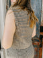 Arden Houndstooth Vest