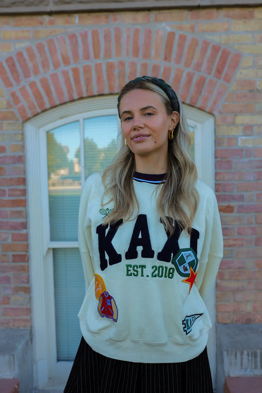 University Patch Crewneck | KAXI