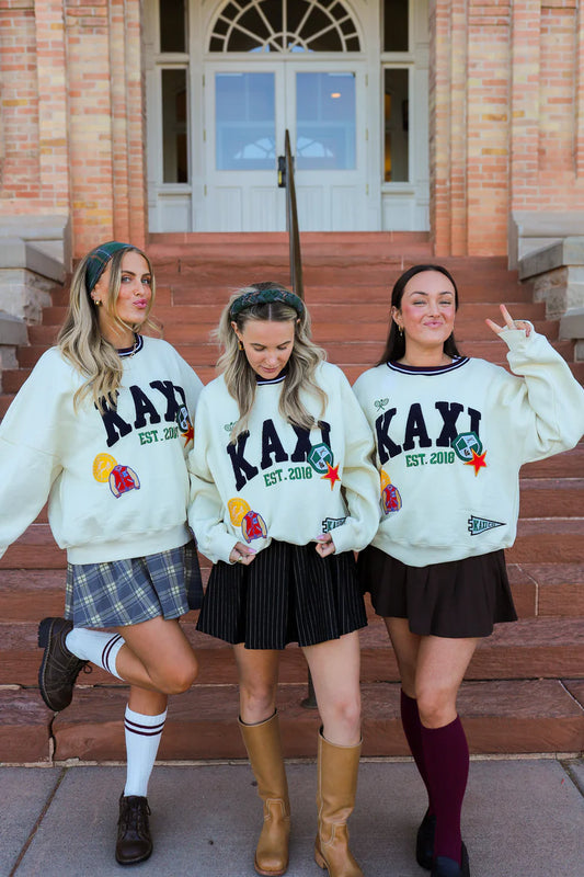 University Patch Crewneck | KAXI