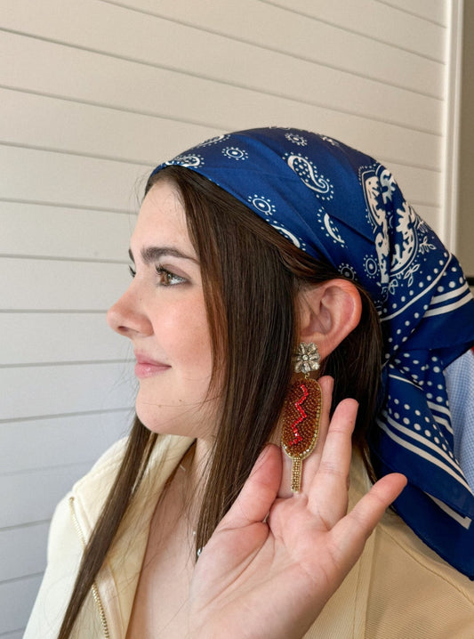 American Corn Dog Earrings