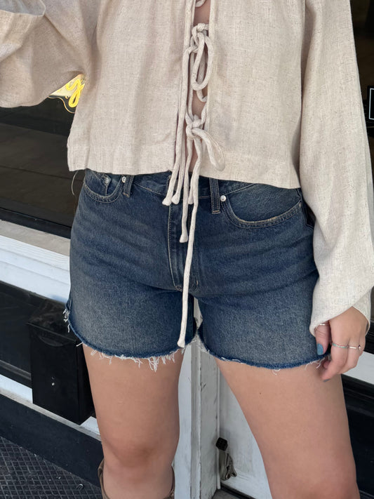 Rebecca Raw Hem Short