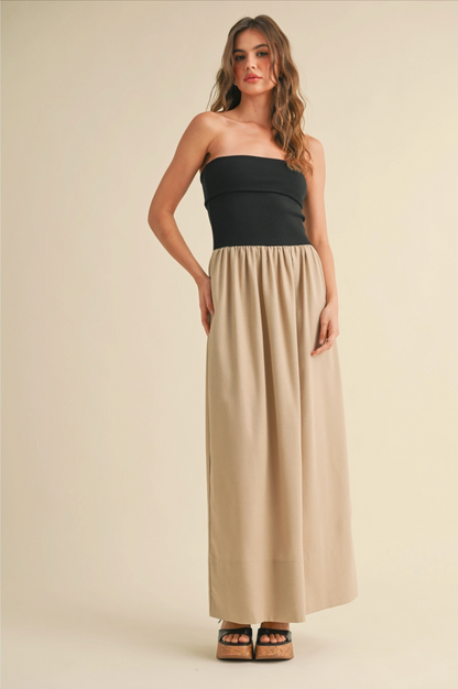 Lea Strapless Maxi Dress