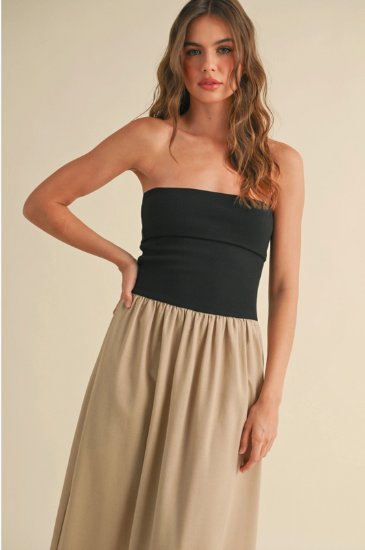 Lea Strapless Maxi Dress