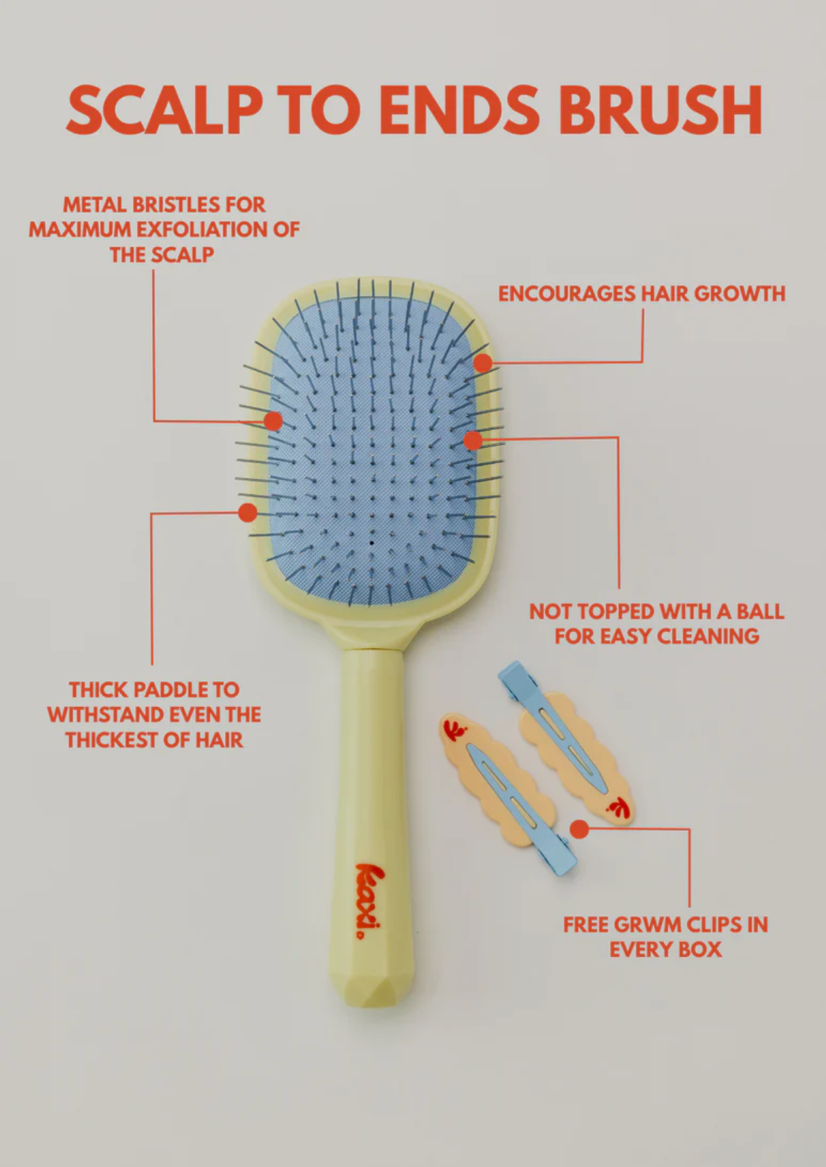 Scalp To Ends Brush | KAXI