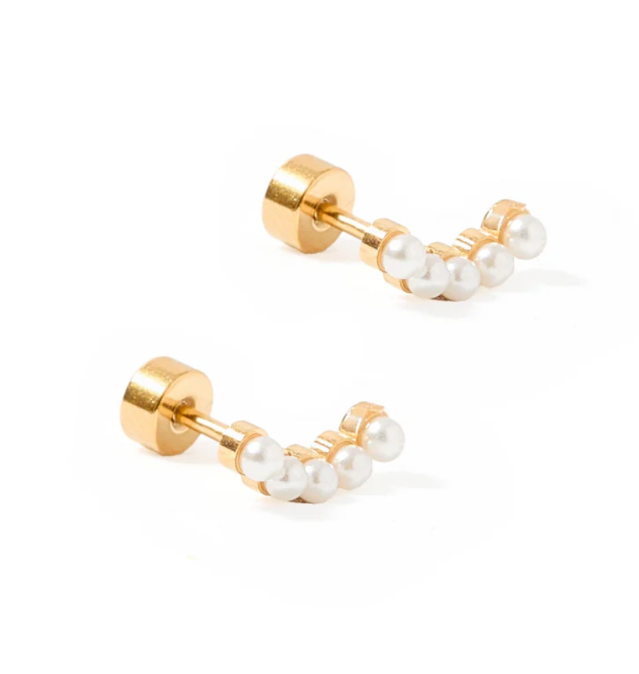 Linny Flatback Nap Studs | BEST SELLER