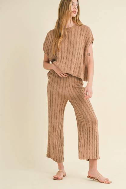 Brinn Cable Knit Top