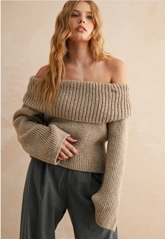 Diana Chunky Off Shoulder Sweater